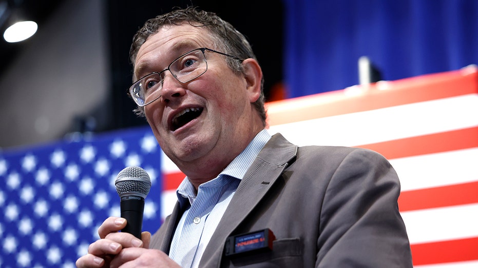 Massie drops colorful analogy opposing foreign aid, mocks Speaker Johnson with AI-generated image Massie drops colorful analogy opposing foreign aid, mocks Speaker Johnson with AI-generated image