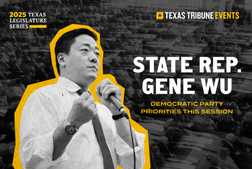 Join us Jan. 21 for a conversation with State Rep. Gene Wu Join us Jan. 21 for a conversation with State Rep. Gene Wu