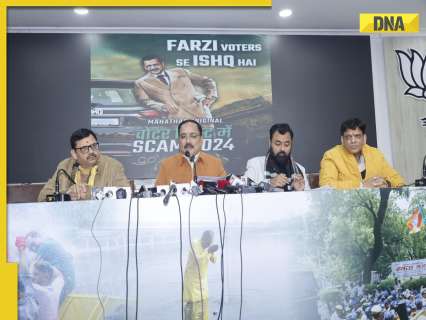 ‘Farzi Voter se Ishq Hai’: BJP unveils new poster, targets AAP over voter list ‘discrepancy’ ‘Farzi Voter se Ishq Hai’: BJP unveils new poster, targets AAP over voter list ‘discrepancy’