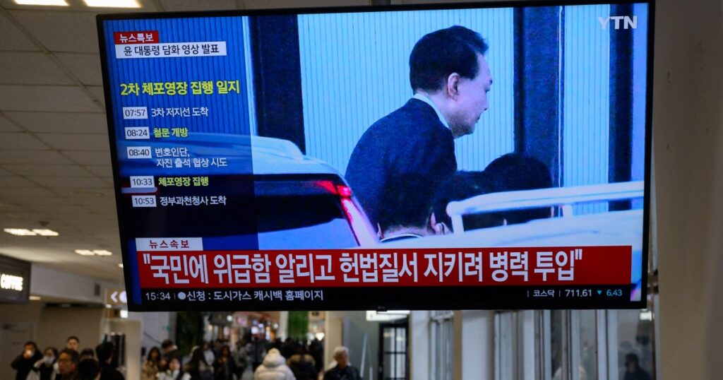 South Korea’s impeached president, Yoon Suk Yeol, formally arrested South Korea’s impeached president, Yoon Suk Yeol, formally arrested