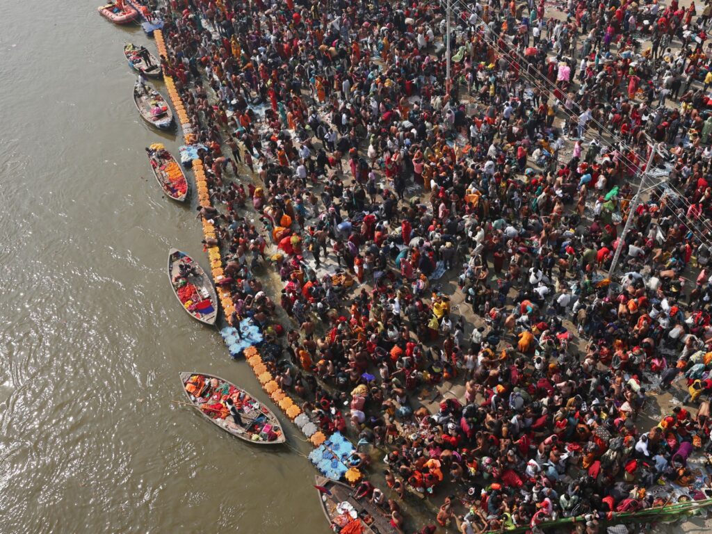 Three million Hindus take ‘holy dip’ a day after fatal crowd crush Three million Hindus take ‘holy dip’ a day after fatal crowd crush