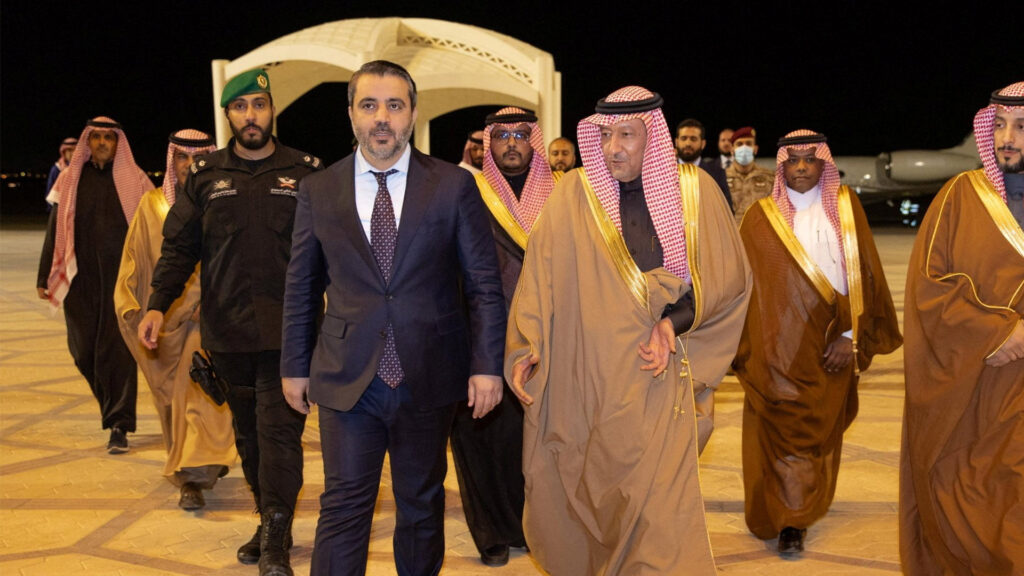 Syria FM in Saudi Arabia on first foreign visit for new government Syria FM in Saudi Arabia on first foreign visit for new government