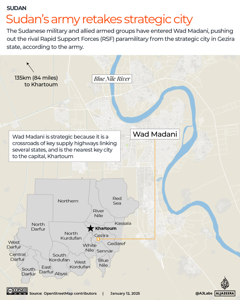 How strategic is Wad Madani city, retaken by Sudanese army? How strategic is Wad Madani city, retaken by Sudanese army?