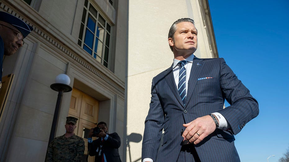 Hegseth arrives for 1st day at Pentagon stressing Defense’s mission to protect ‘sovereign territory of the US’ Hegseth arrives for 1st day at Pentagon stressing Defense’s mission to protect ‘sovereign territory of the US’