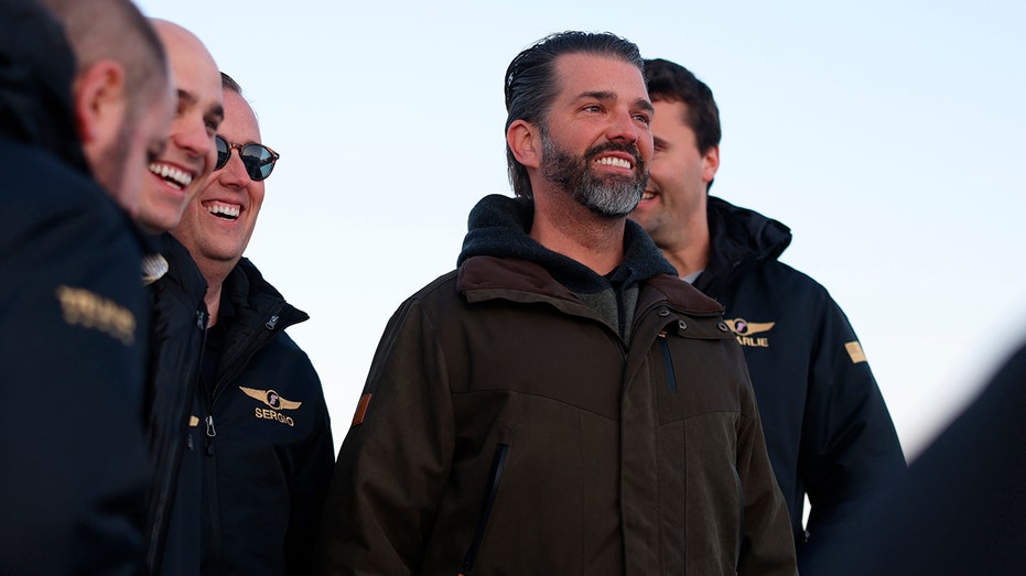 Donald Trump Jr arrives in Greenland as his father says Denmark ‘give it up’ Donald Trump Jr arrives in Greenland as his father says Denmark ‘give it up’