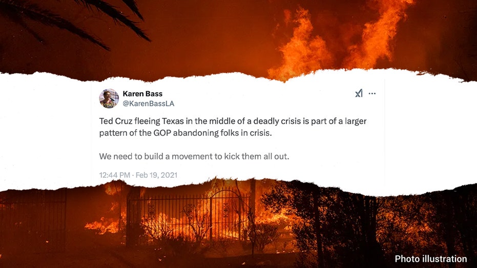 Karen Bass’ 2021 tweet comes back to haunt her as LA residents demand accountability Karen Bass’ 2021 tweet comes back to haunt her as LA residents demand accountability