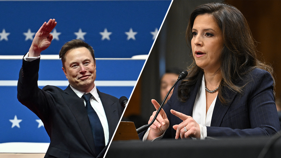 Stefanik excoriates Dem for Elon Musk ‘Nazi salute’ accusation at UN ambassador hearing Stefanik excoriates Dem for Elon Musk ‘Nazi salute’ accusation at UN ambassador hearing