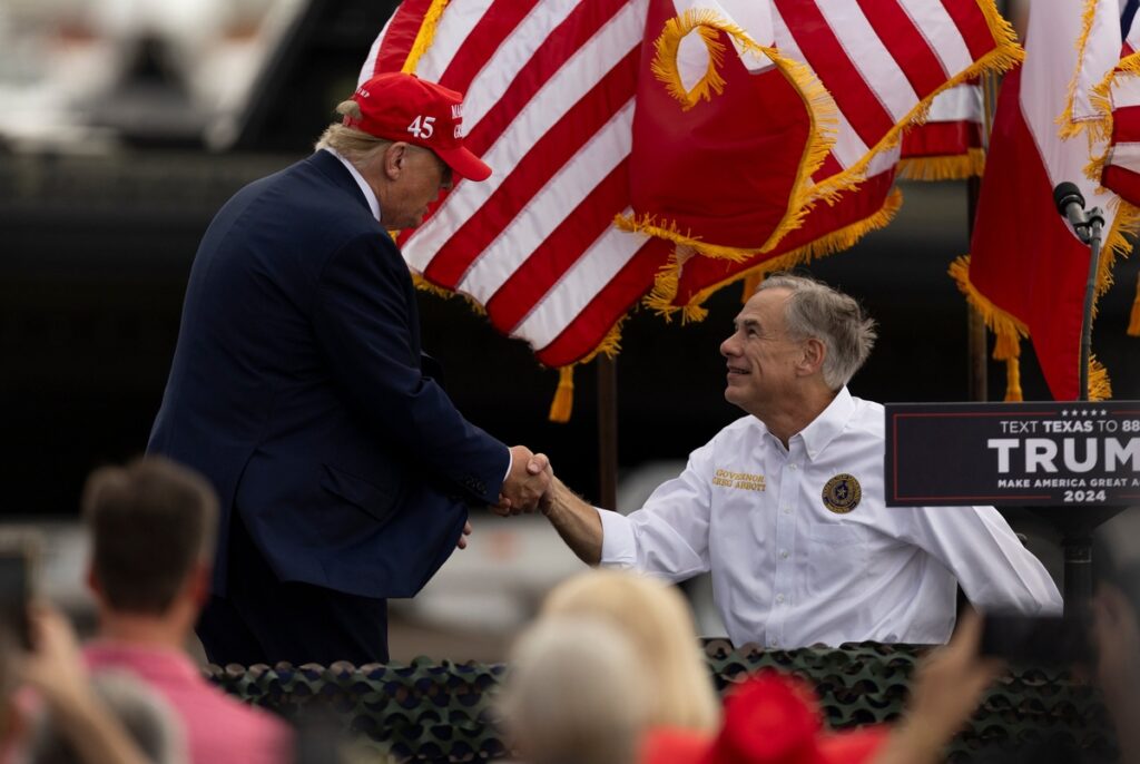 Abbott meeting with Trump at White House to discuss border issues Abbott meeting with Trump at White House to discuss border issues