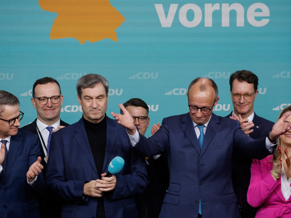 Germany’s CDU ahead in election exit poll, strong support for far right Germany’s CDU ahead in election exit poll, strong support for far right