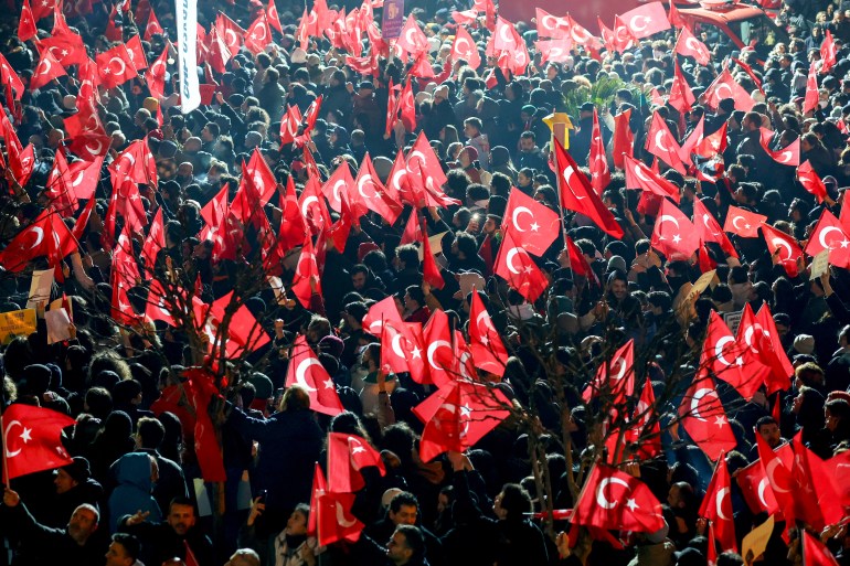Thousands join march in Turkiye’s Istanbul to protest mayor’s arrest Thousands join march in Turkiye’s Istanbul to protest mayor’s arrest