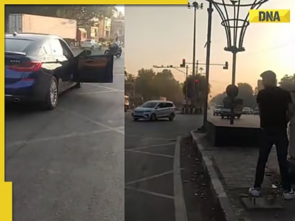 Man stops BMW in middle of road to urinate in Pune, later posts apology video; arrested Man stops BMW in middle of road to urinate in Pune, later posts apology video; arrested