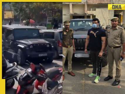 Noida news: Thar driver held after his video of rash driving on busy road goes viral Noida news: Thar driver held after his video of rash driving on busy road goes viral