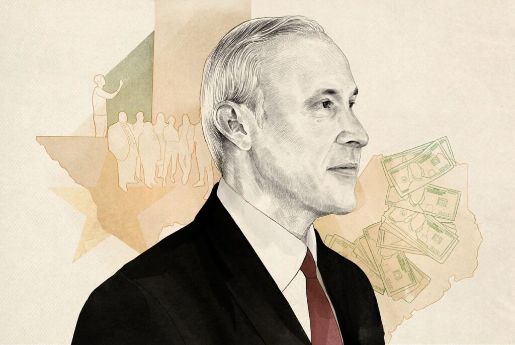This charter school superintendent makes 0,000. He leads a district with 1,000 students.