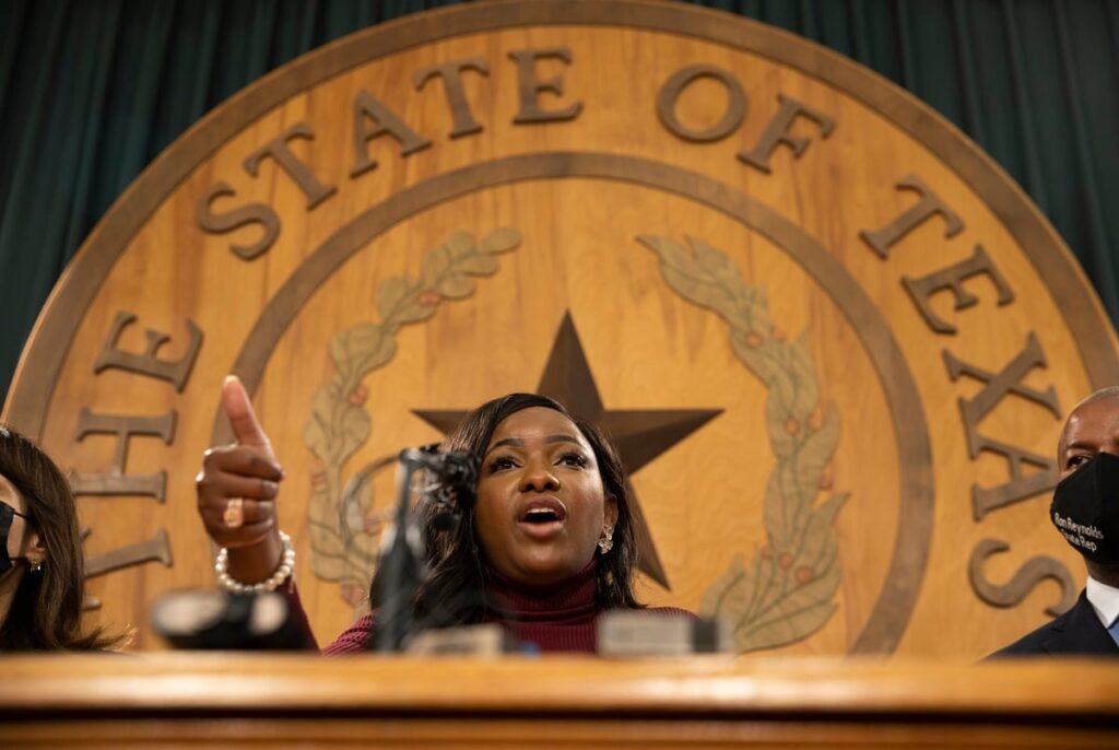 Jasmine Crockett criticized over comment mocking Greg Abbott’s wheelchair Jasmine Crockett criticized over comment mocking Greg Abbott’s wheelchair