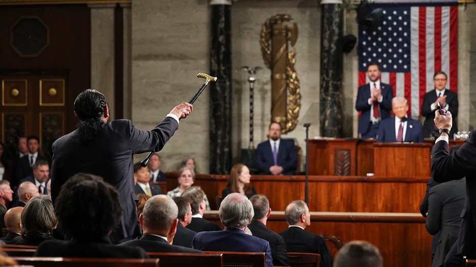 Speaker Johnson slams Dem Rep. Green’s ‘egregious behavior’ during Trump’s address Speaker Johnson slams Dem Rep. Green’s ‘egregious behavior’ during Trump’s address