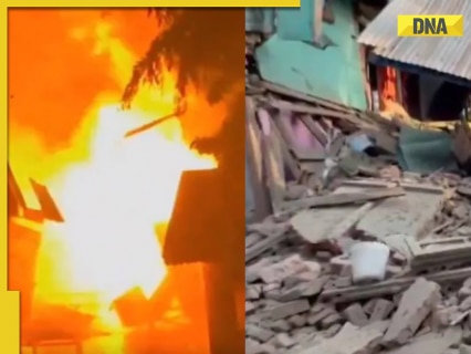 VIDEO: Houses of terrorists Adil Hussain Thoker and Asif Sheikh, accused in Pahalgam attack, destroyed in blasts VIDEO: Houses of terrorists Adil Hussain Thoker and Asif Sheikh, accused in Pahalgam attack, destroyed in blasts