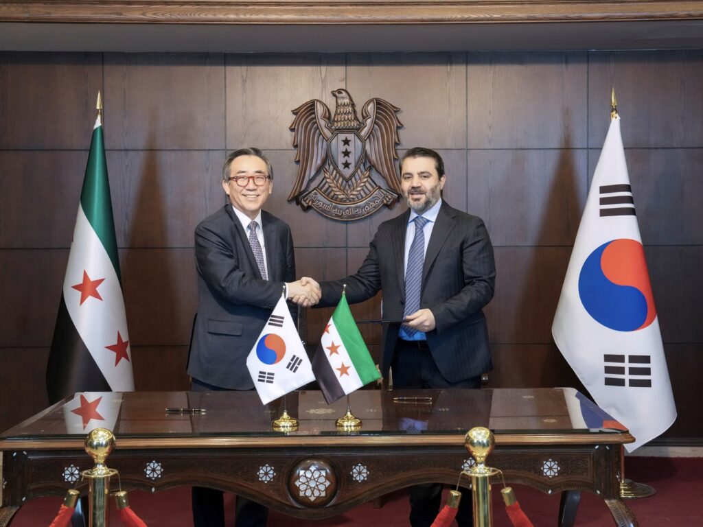 Syria and South Korea establish formal diplomatic relations Syria and South Korea establish formal diplomatic relations