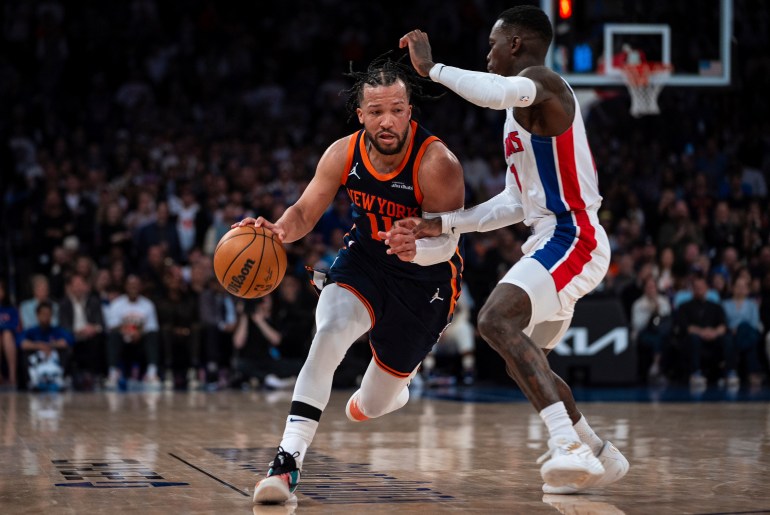 Pistons snap record playoff losing streak, win Game 2 against Knicks Pistons snap record playoff losing streak, win Game 2 against Knicks