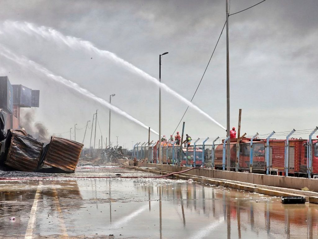 Fires continue to rage at key Iran port as explosion death toll rises to 65 Fires continue to rage at key Iran port as explosion death toll rises to 65