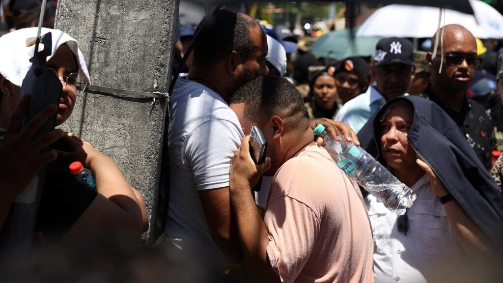 Rescuers search rubble after Dominican Republic club roof collapse