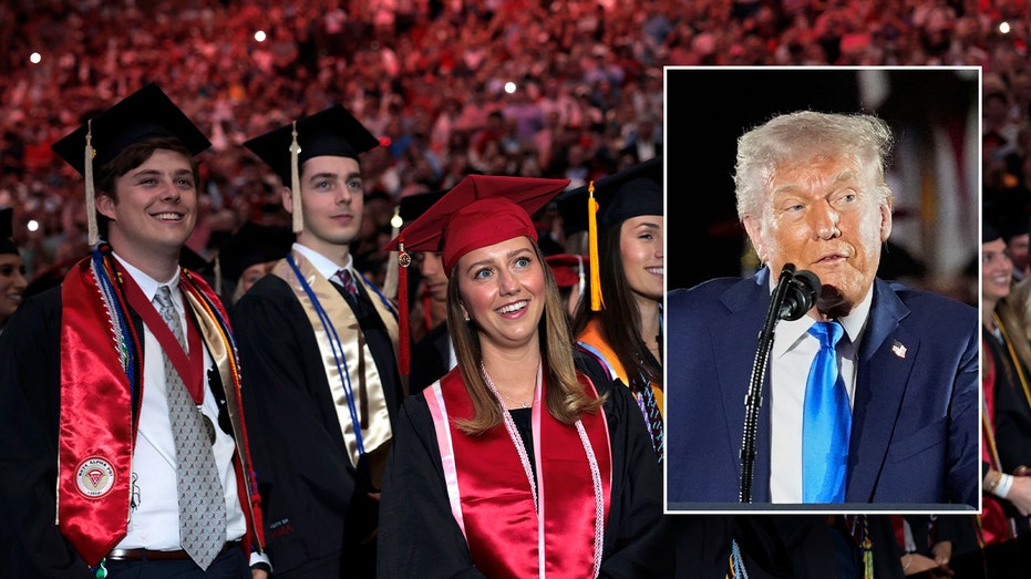 Trump tells University of Alabama graduates not to be a ‘victim,’ says in America ‘we reject that idea’ Trump tells University of Alabama graduates not to be a ‘victim,’ says in America ‘we reject that idea’