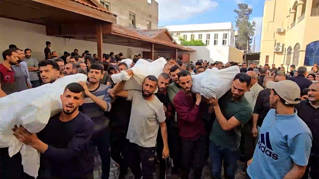 Pregnant woman among victims of Israeli strike on Gaza school shelter