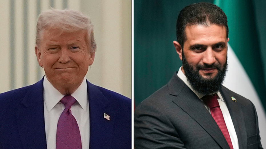 Trump meets with Syria’s interim president after pledging to lift sanctions on war-torn country Trump meets with Syria’s interim president after pledging to lift sanctions on war-torn country