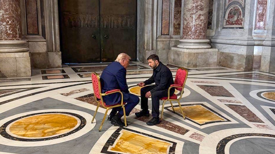 President Trump reveals what he told Zelenskyy during viral meeting at the Vatican President Trump reveals what he told Zelenskyy during viral meeting at the Vatican