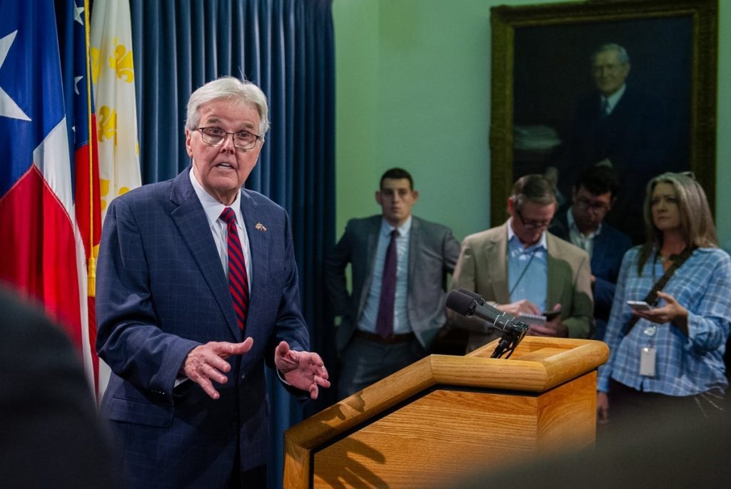 Lt. Gov. Patrick rips Gov. Abbott for vetoing THC ban, digs in against calls for regulation Lt. Gov. Patrick rips Gov. Abbott for vetoing THC ban, digs in against calls for regulation