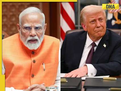 Congress’s fresh ‘Narender Surrender’ jibe at PM Modi features US President’s signature ‘Make America Great Again’ cap, see post Congress’s fresh ‘Narender Surrender’ jibe at PM Modi features US President’s signature ‘Make America Great Again’ cap, see post