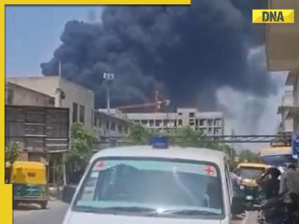 Ahmedabad Plane Crash: Air India flight to London crashes, video show thick black smoke rising from accident site; WATCH Ahmedabad Plane Crash: Air India flight to London crashes, video show thick black smoke rising from accident site; WATCH