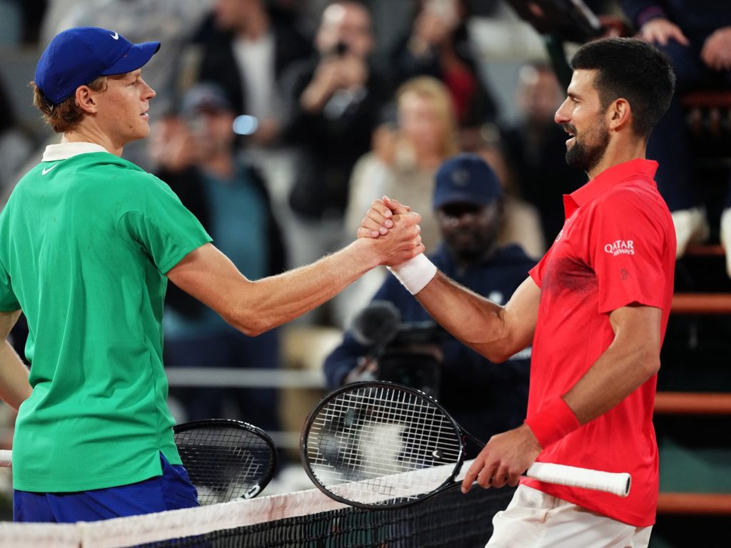 Sinner beats Djokovic to set up French Open final with Alcaraz