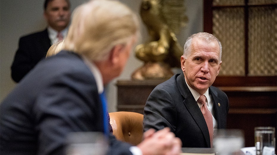 Trump reacts to Tillis not seeking re-election, sends warning to ‘cost cutting Republicans’ Trump reacts to Tillis not seeking re-election, sends warning to ‘cost cutting Republicans’