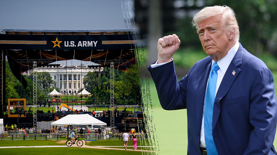 Trump celebrates US’ long history giving foreign enemies ‘hell’ at massive military parade