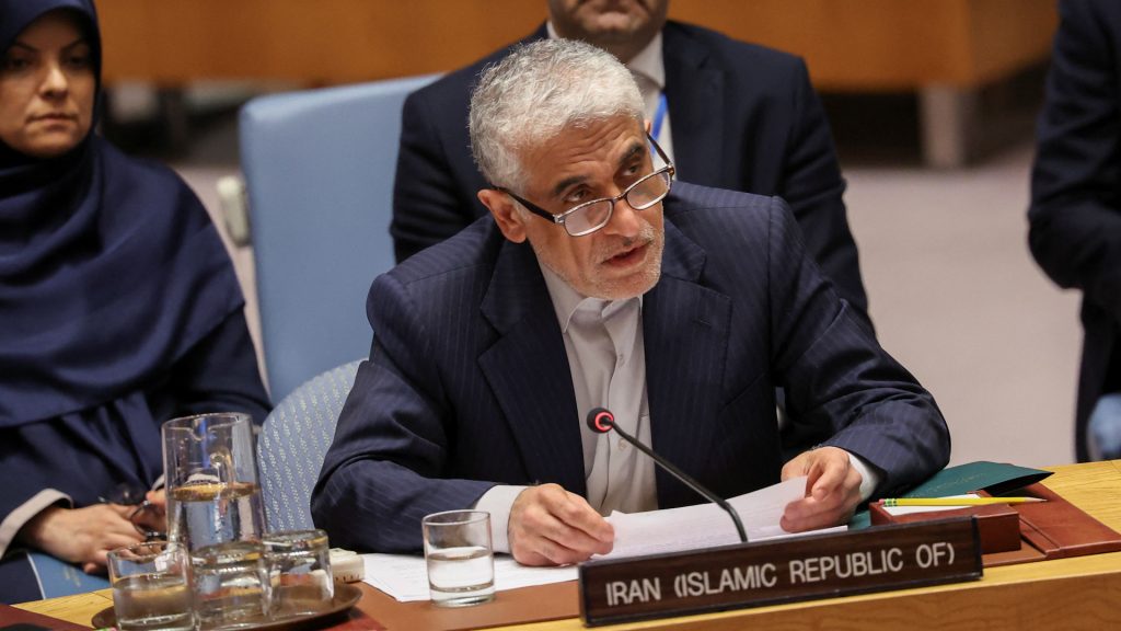 Israeli and Iranian diplomats clash at UN meeting over conflict