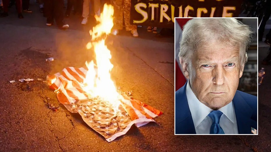 Trump vows consequences for ‘animals’ burning American flags in LA, slams those waving other countries’ flags Trump vows consequences for ‘animals’ burning American flags in LA, slams those waving other countries’ flags