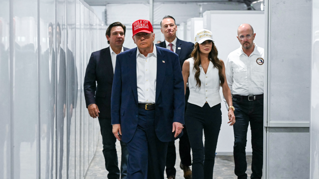 Inside ‘Alligator Alcatraz’: The new migrant detention facility erected at an abandoned Everglades airport Inside ‘Alligator Alcatraz’: The new migrant detention facility erected at an abandoned Everglades airport