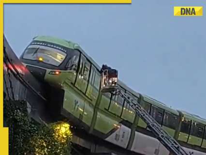 Mumbai Monorail stalls between Mysore colony, Bhakti park amid heavy rainfall, passengers stuck for an hour