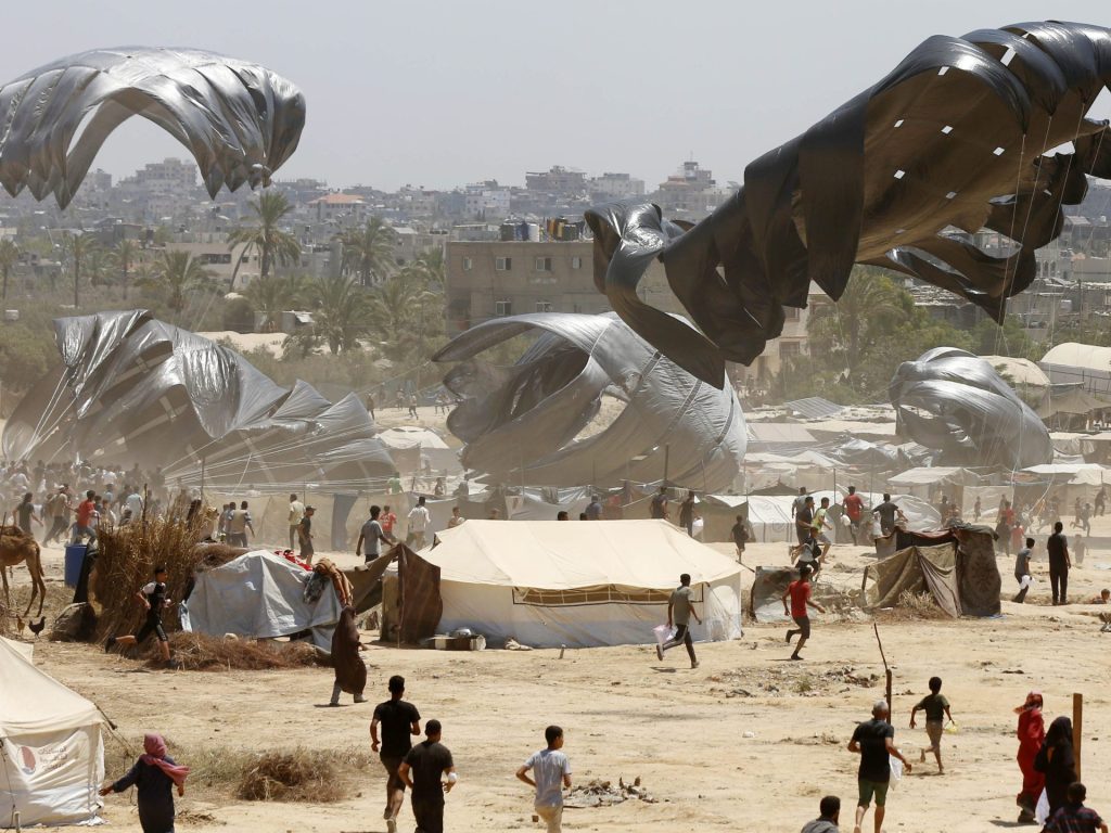 The airdrops on Gaza are a PR stunt, not a humanitarian operation