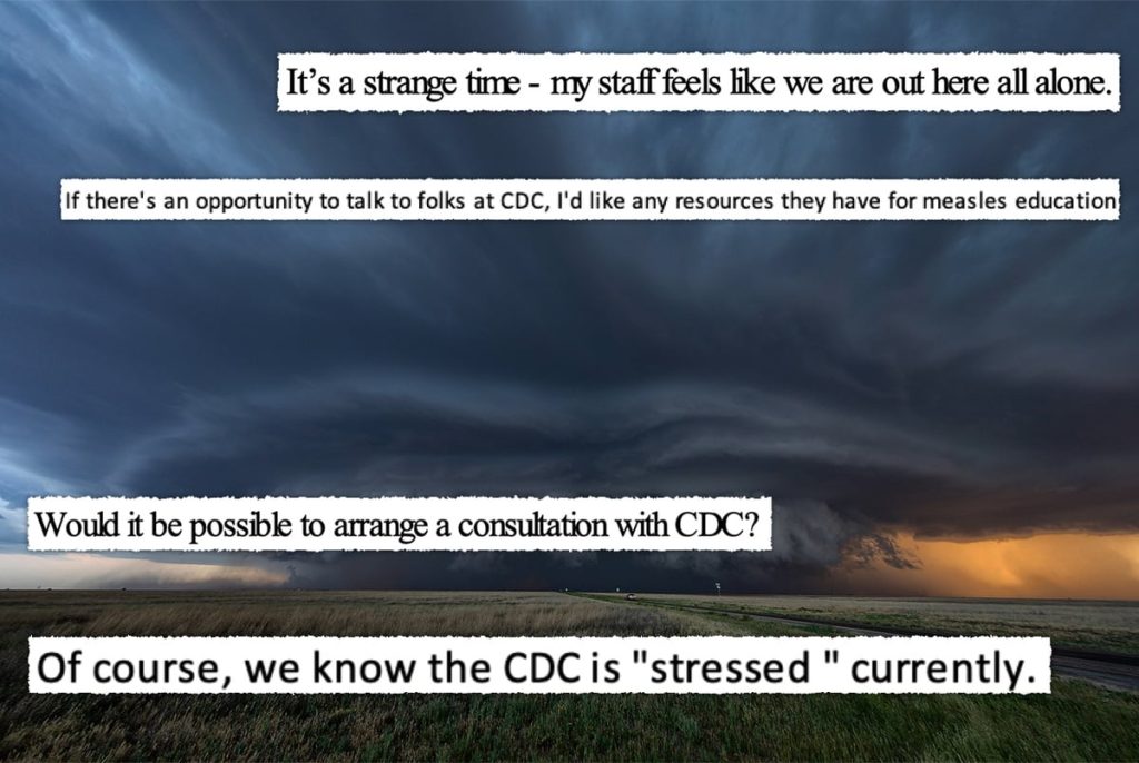 As measles exploded, West Texas officials looked to CDC scientists. No one answered. As measles exploded, West Texas officials looked to CDC scientists. No one answered.
