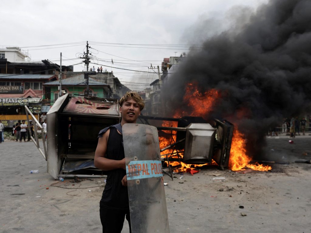 Nepal Gen-Z protests live: Nepali Congress office, leaders’ homes on fire