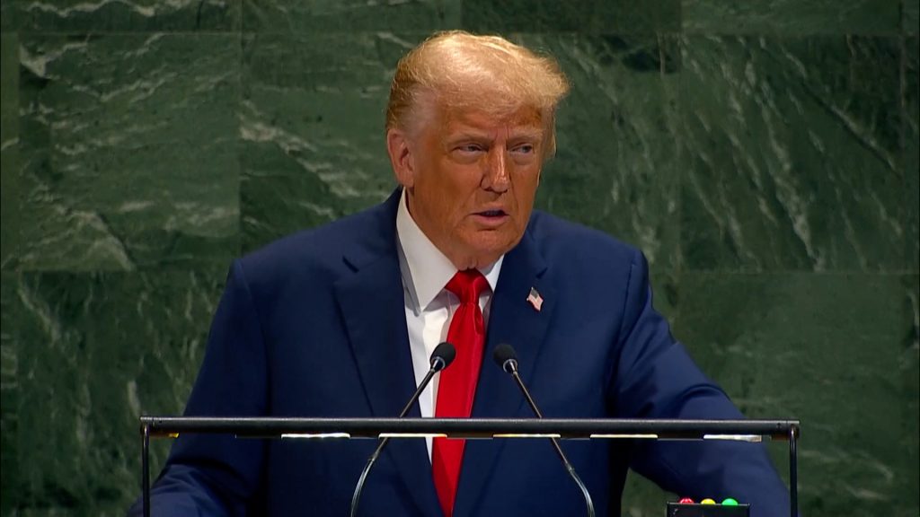 Donald Trump attacks United Nations during UNGA speech