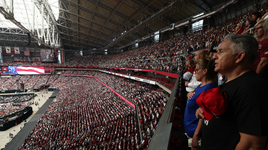 Charlie Kirk honored by 90K in one of the largest memorials for a private citizen