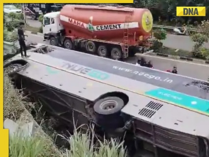 Day after Kurnool tragedy, private bus overturns in Telangana; several people injured Day after Kurnool tragedy, private bus overturns in Telangana; several people injured