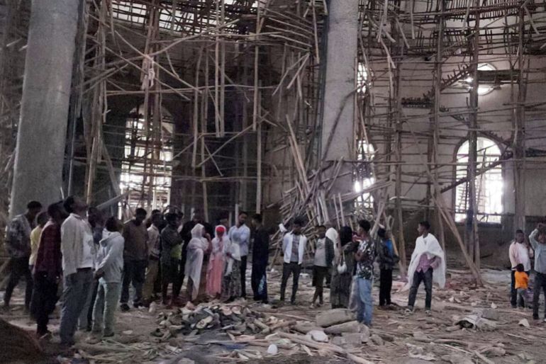 Ethiopia church scaffolding collapse kills 36 during religious festival