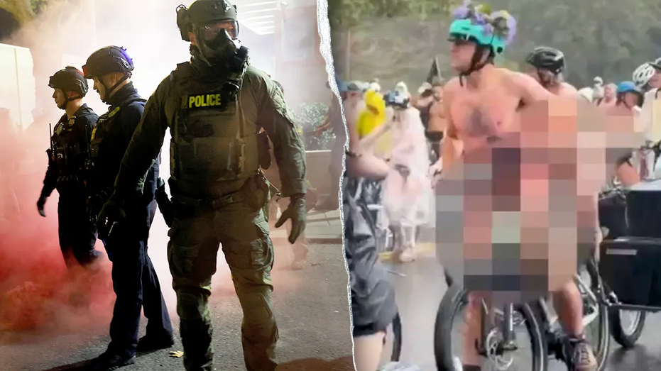 ‘Unsightly tactics’: Feds react to nude bicycle protesters who bared all outside ICE facility