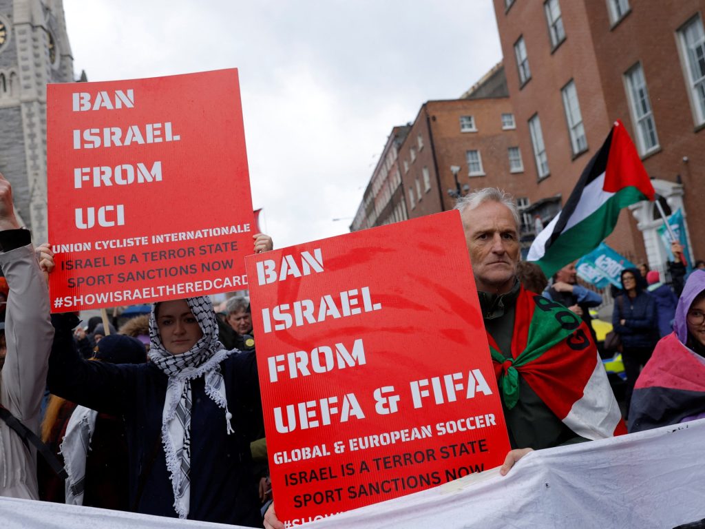 Irish football body overwhelmingly backs call for Israel’s ban from UEFA