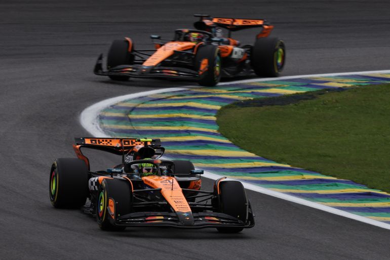 Norris wins Brazil GP to extend F1 championship lead over Piastri Norris wins Brazil GP to extend F1 championship lead over Piastri