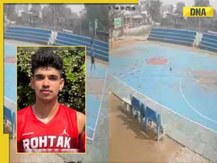 Caught on cam: 16-year-old boy Basketball player dies in court after pole collapse, falls on his chest