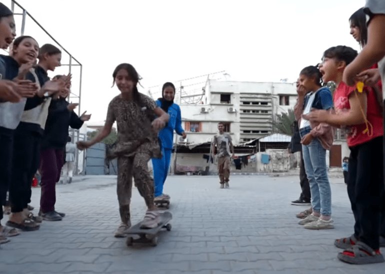 Skateboarding helps Gaza children with trauma amid ruins, adds rare joy Skateboarding helps Gaza children with trauma amid ruins, adds rare joy